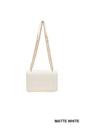 Vegan Leather Chevron Purse