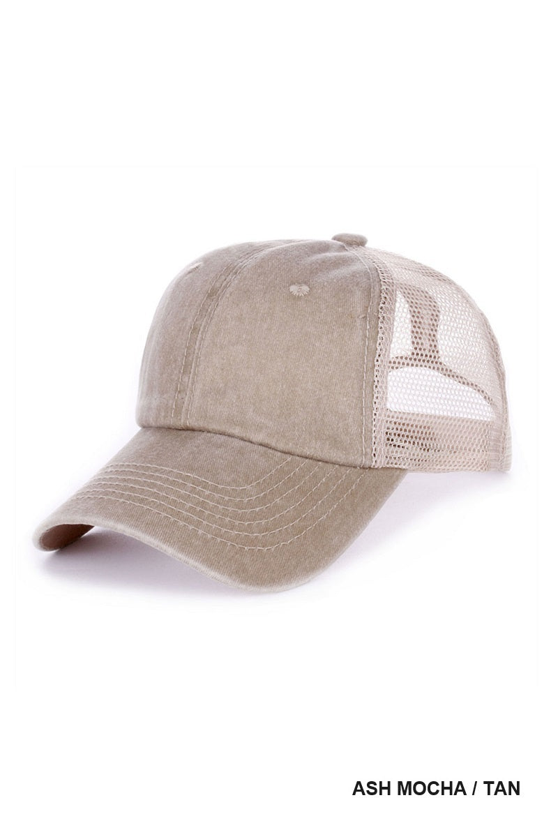 Vintage Washed Mesh Cap