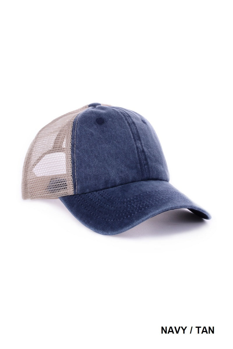 Vintage Washed Mesh Cap