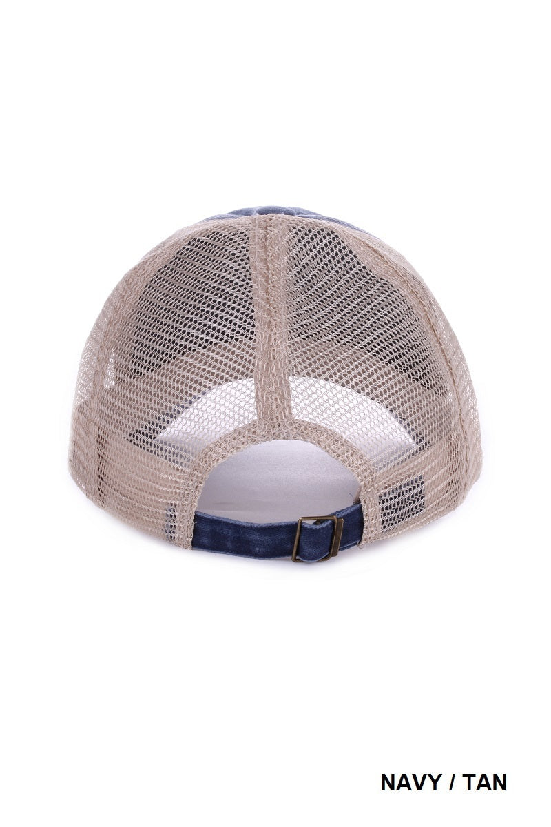 Vintage Washed Mesh Cap