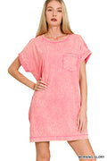 Washed T-shirt Dress