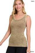 Washed Ribbed Tank